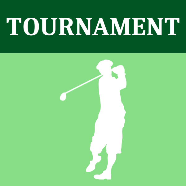 SVG Vector drawing of golf tournament logo