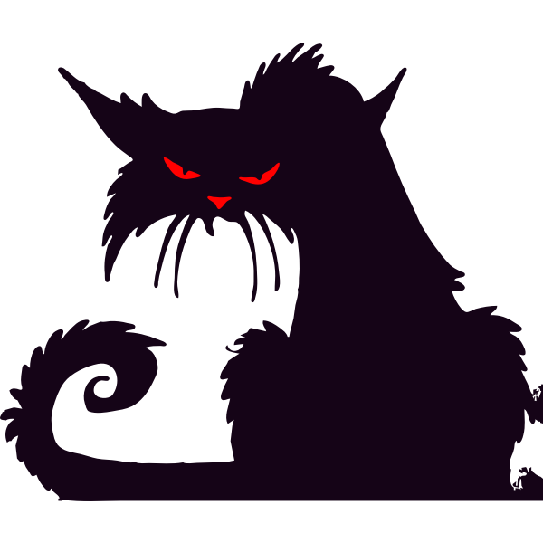 SVG Vector drawing of grumpy cat