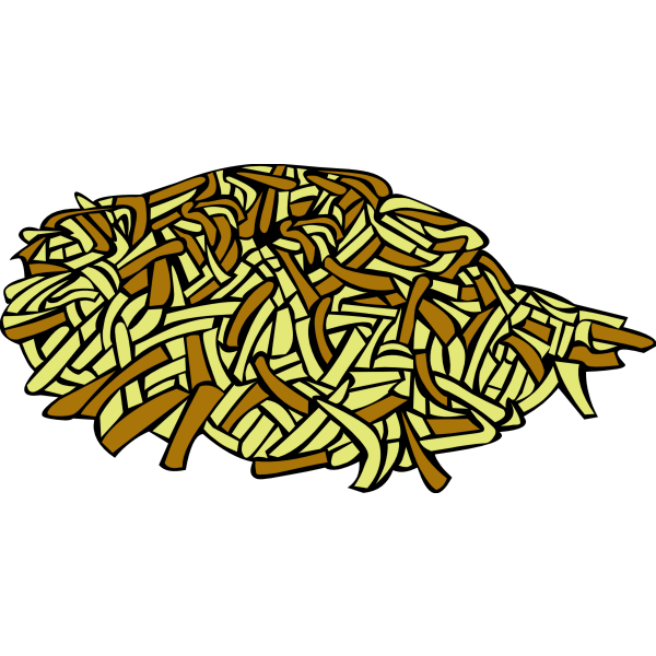 SVG Vector drawing of hashed browns