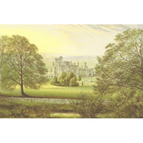 SVG Vector drawing of Ilam Hall