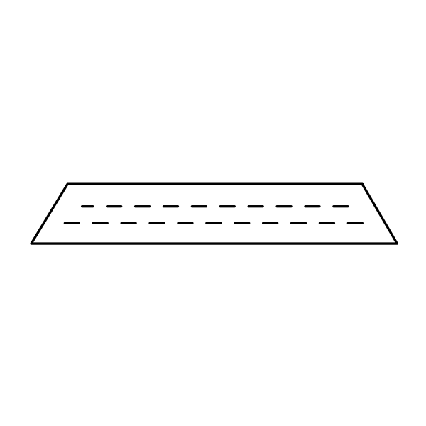 SVG Vector drawing of keyboard without letter marks with border