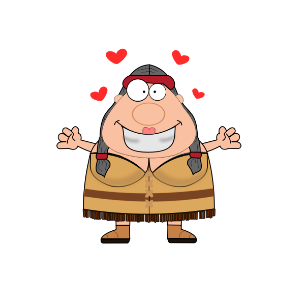 SVG Vector drawing of man