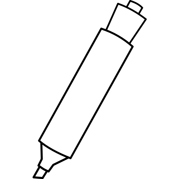 SVG Vector drawing of marker