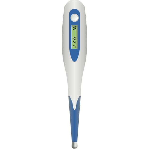 SVG Vector drawing of medical thermometer