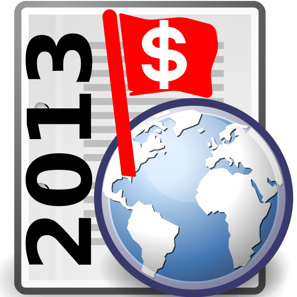 SVG Vector drawing of property taxes icon