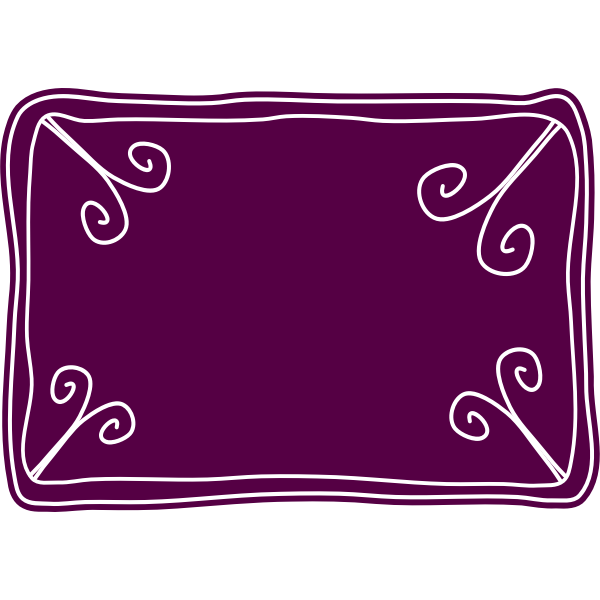 SVG Vector drawing of purple voucher template