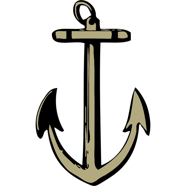 SVG Vector drawing of sharp anchor