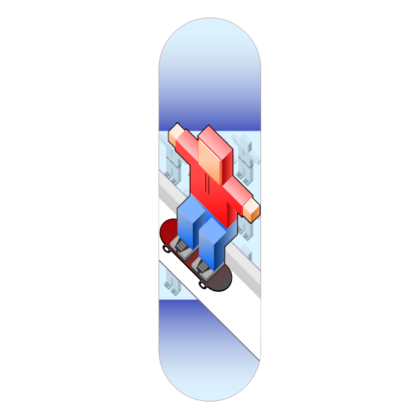 SVG Vector drawing of skate table
