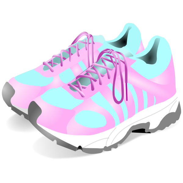 SVG Vector drawing of sneakers