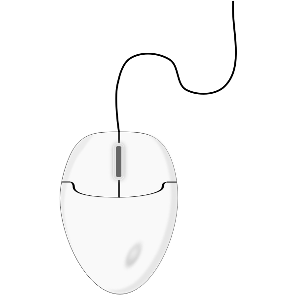 SVG Vector drawing of white computer mice 1