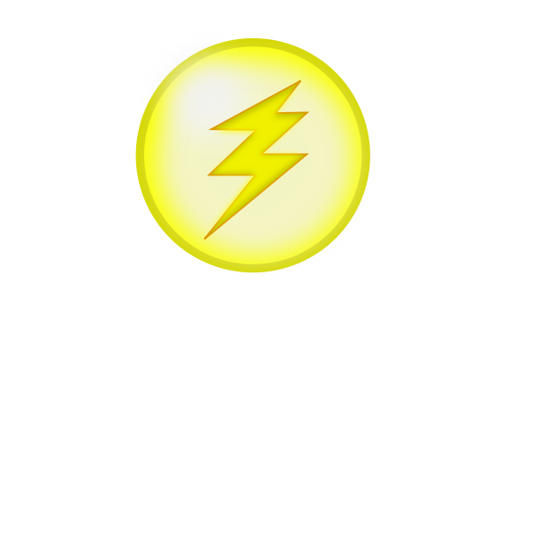 SVG Vector drawing of yellow light icon