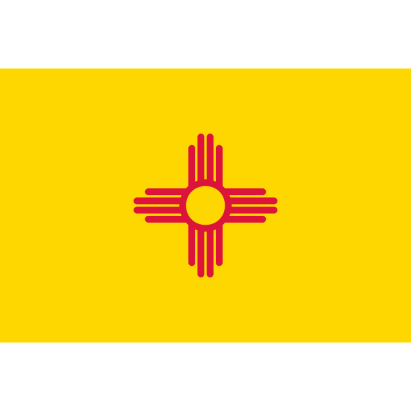 SVG Vector flag of New Mexico