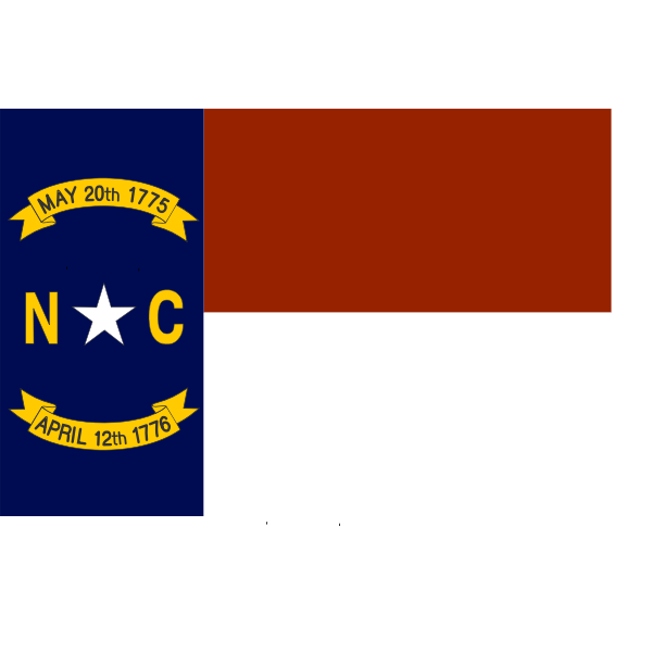 SVG Vector flag of North Carolina