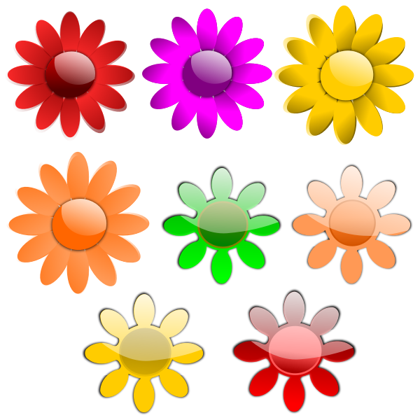 SVG Vector Flowers