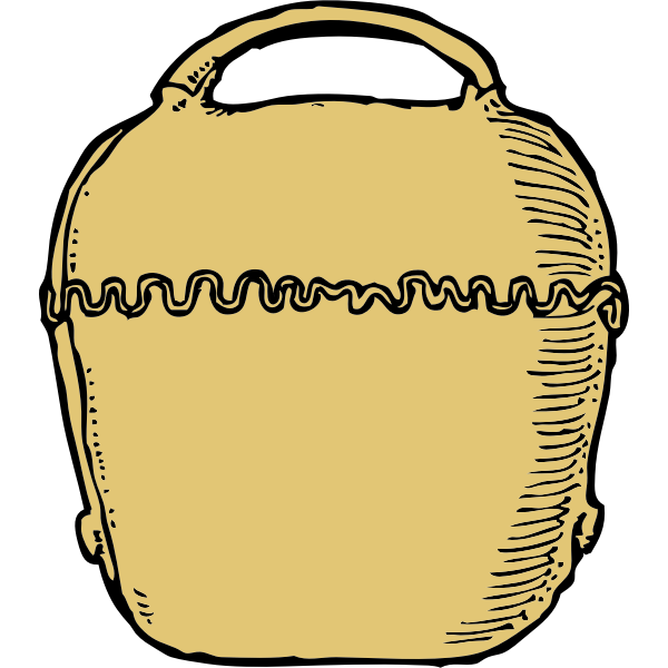 SVG Vector graphic of Swiss cow bell