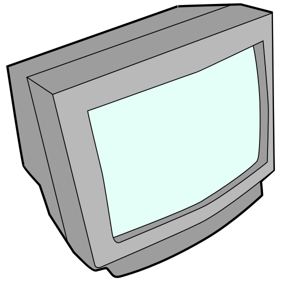 SVG Vector graphics CRT computer monitor