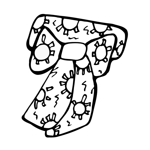 SVG Vector graphics of a bow tie