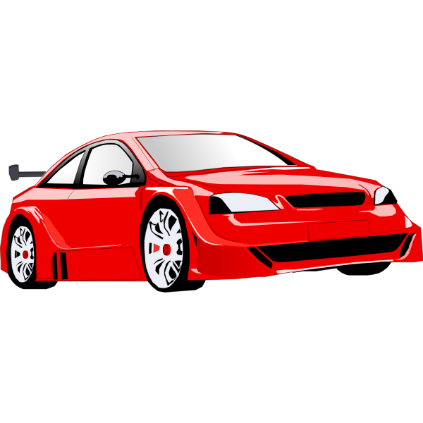 SVG Vector graphics of a sports vehicle
