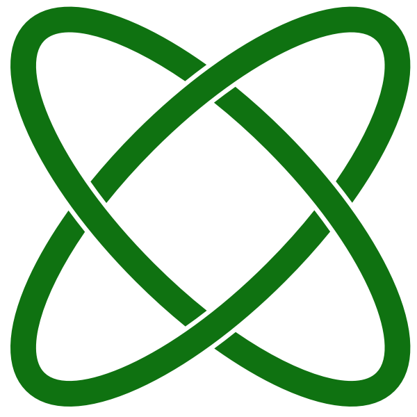 SVG Vector graphics of atom path sign