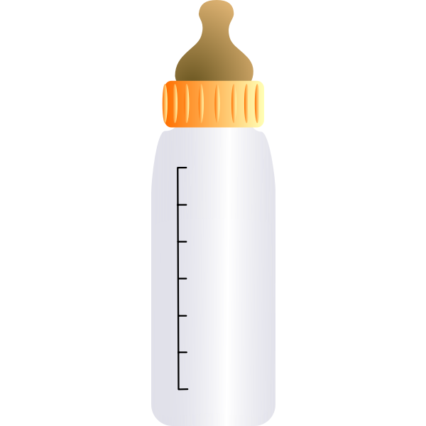 SVG Vector graphics of baby bottle
