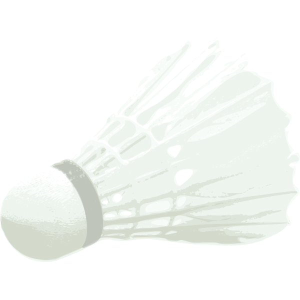 SVG Vector graphics of badminton ball