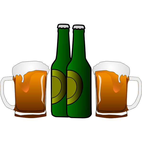 SVG Vector graphics of beers