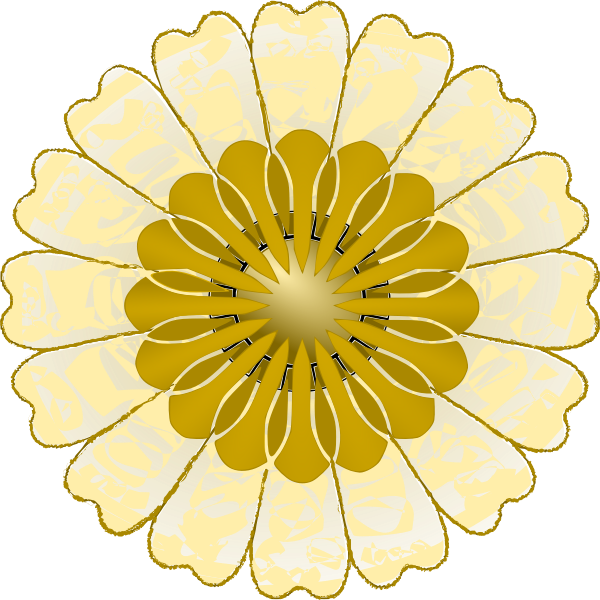 SVG Vector graphics of blossom with three circles
