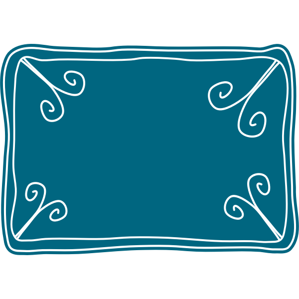 SVG Vector graphics of blue voucher template