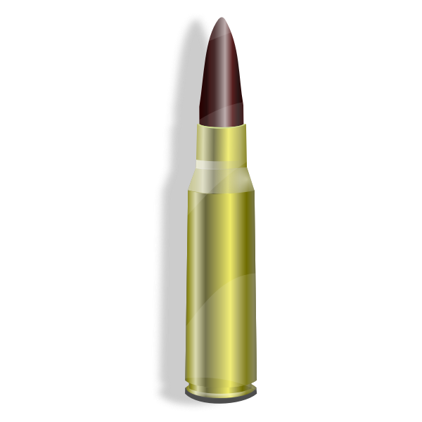 SVG Vector graphics of bullet