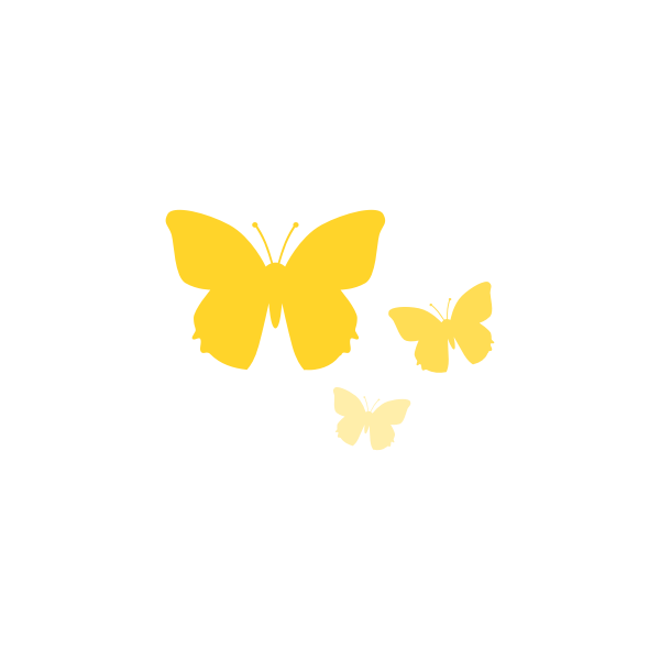 SVG Vector graphics of butterflies