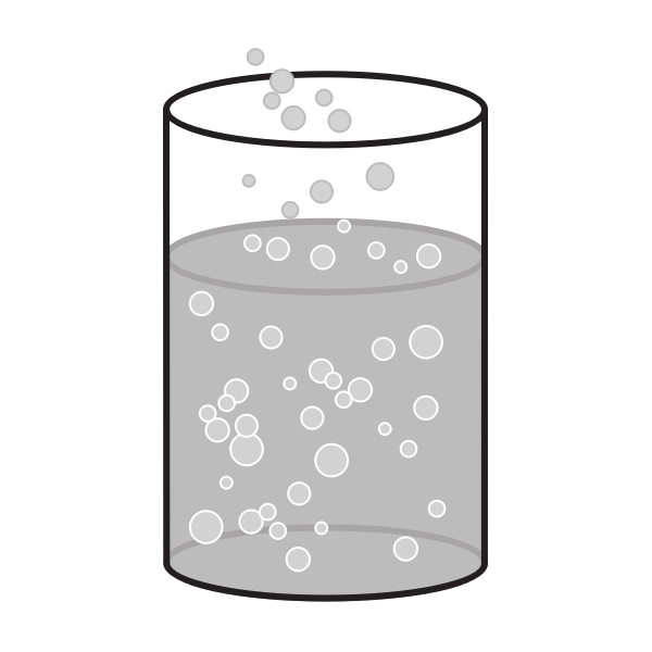 SVG Vector graphics of chemical experiment result