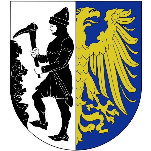 SVG Vector graphics of coat of arms of Bytom City