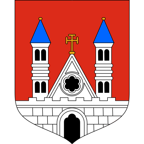 SVG Vector graphics of coat of arms of Plock City