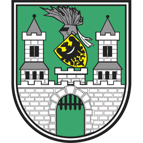SVG Vector graphics of coat of arms of Zielona Gora City