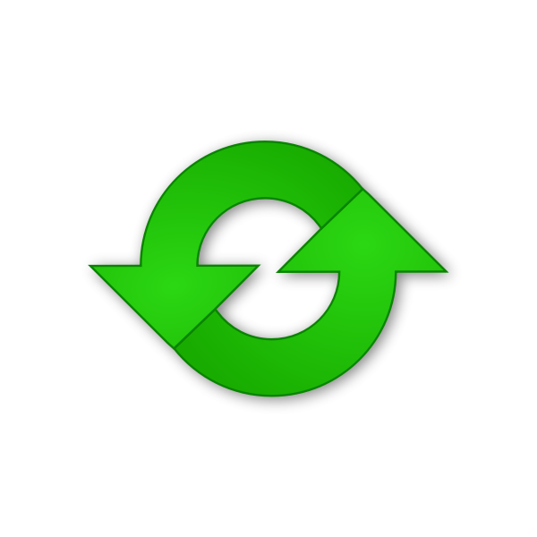 SVG Vector graphics of color refresh icon