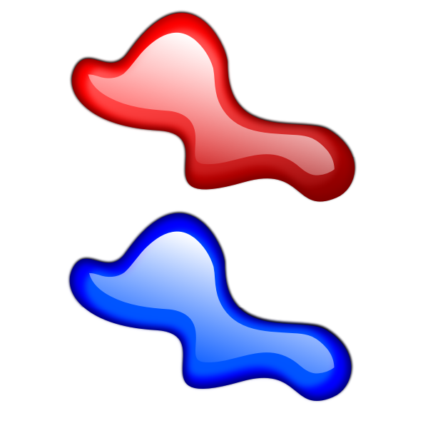 SVG Vector graphics of droplets in air