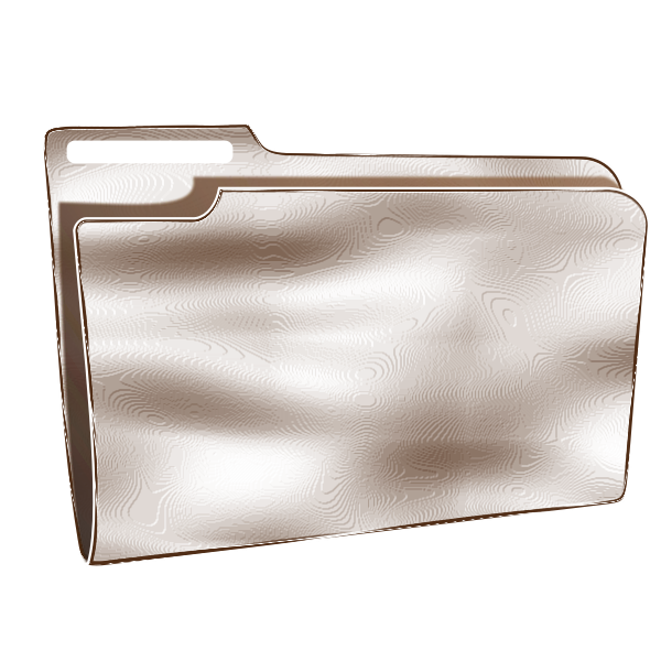 SVG Vector graphics of empty plastic folder