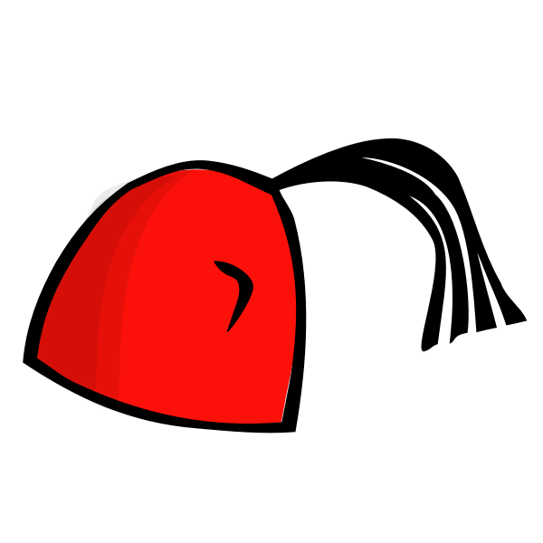 SVG Vector graphics of fez