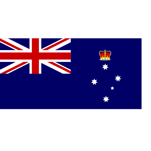 SVG Vector graphics of flag of Victoria