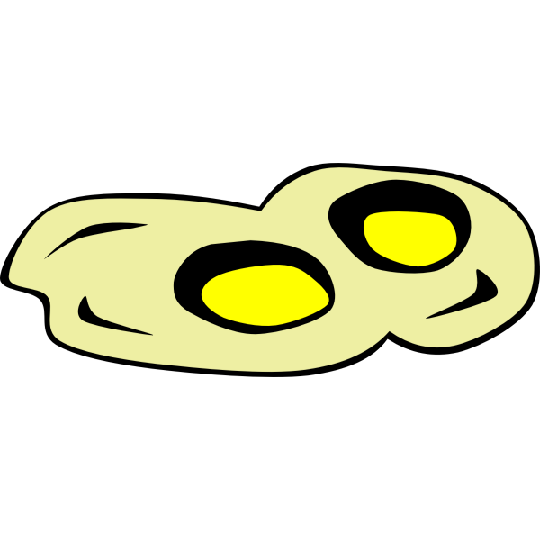 SVG Vector graphics of fried eggs