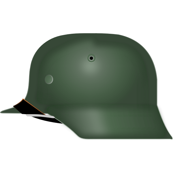 SVG Vector graphics of German Stahlhelm from World War II