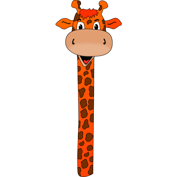 SVG Vector graphics of giraffe