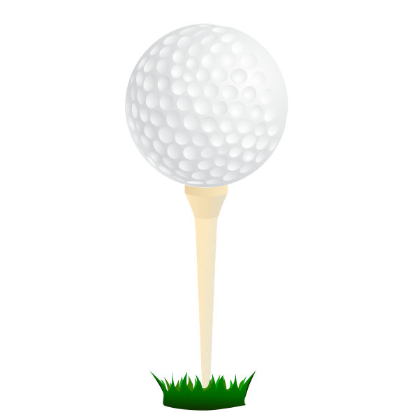 SVG Vector graphics of golf ball