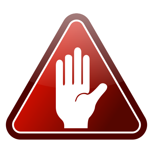 SVG Vector graphics of hand icon