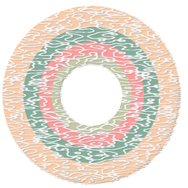 SVG Vector graphics of hollow sweet candy