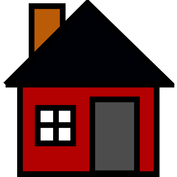 SVG Vector graphics of house