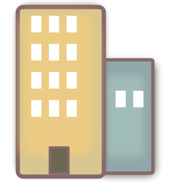 SVG Vector graphics of icon for communal living