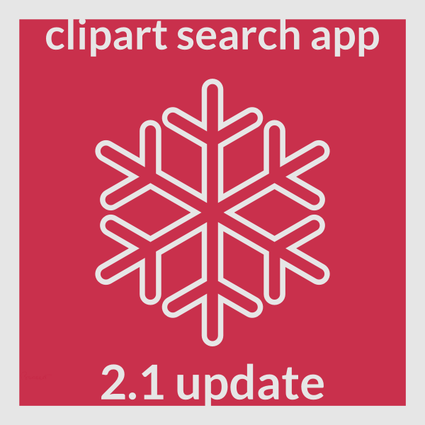 SVG Vector graphics of idea for clipart search app