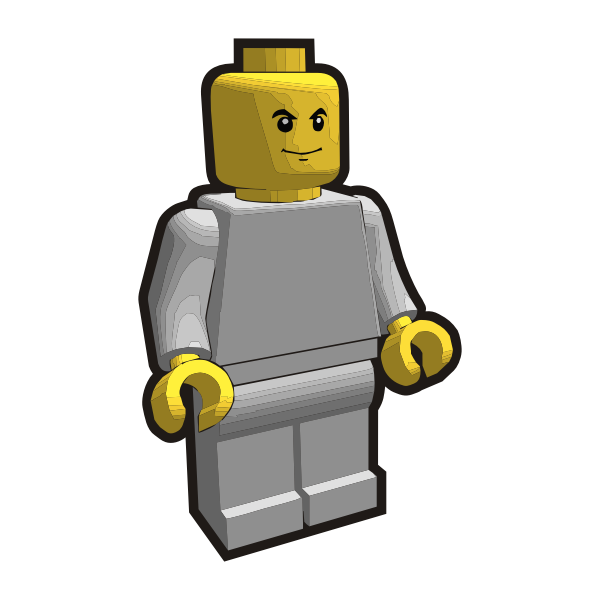 SVG Vector graphics of Lego boy
