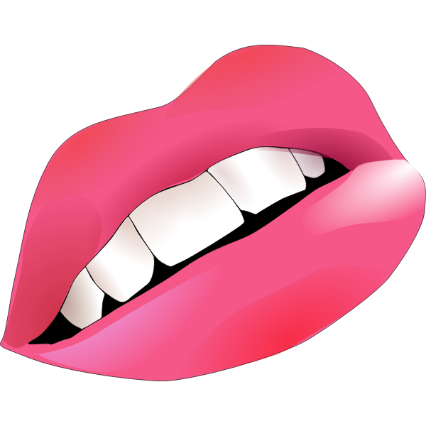 SVG Vector graphics of lips